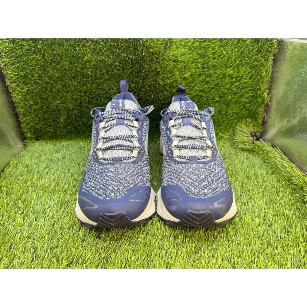 Brooks Divide 1103331D456 Athletic Sneaker Men's 10D Blue Knit Running Training
